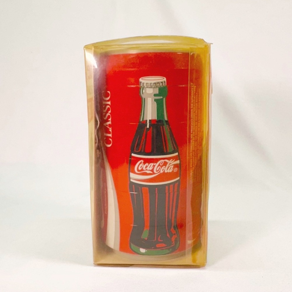 Vintage 1995 Coca-Cola Puzzle Can Coaster Set Stackable 6 Piece Coke Classic Can - Picture 4 of 13